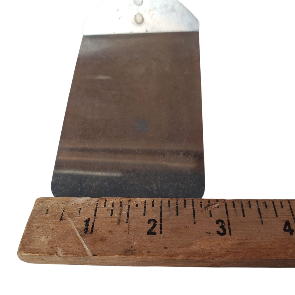 Vintage Androck Wood Handled Spatula. Long Grill Flipper 19". Made In USA - Picture 8 of 9